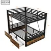 Letto a castello MODFU 140x200, letto per ragazzi con ampi Anteprima dell’immagine prodotto 7