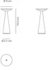 Zafferano Damina - Lampe De Table Led Rechargeable, Voir les images du produit 2