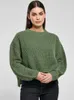Ladies Wide Oversize Sweater salvia XL Produktbild-Vorschau 7