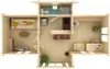 Palmako Ferienhaus Anna 26,8 m² - 70 mm Produktbild-Vorschau 3
