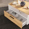 Konferenční stolek Vicco Bibo Bílý/zlatý dub 70 x 52.4 cm, Náhled obrázku produktu 4