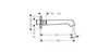hansgrohe AXOR Citterio E bec de baignoire, 36425340, Anteprima dell’immagine prodotto 3