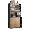 Merax Armoire de cuisine avec éclairage d'ambiance LED et Voir les images du produit 13