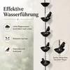 Regenkette Vogel Design 1,3m Metall Regenrinne Kette, Produktbild-Vorschau 5