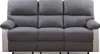Relax-Sofa "Lincoln" - 197 x 89 x 103 cm - 3-Sitzer - Weiß Produktbild-Vorschau 6