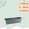 2er Set Blumenkasten mit Wasserspeicher Blumenkasten Produktbild-Vorschau 2