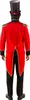 O7398-56-58 rot-schwarz Herren Zirkus Direktor Frack Produktbild-Vorschau 3