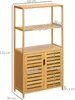 kleankin Meuble salle de bain en bambou, armoire salle de Voir les images du produit 5