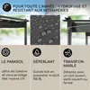 Blumfeldt Pergola Aluminium 3x6m, Pergola Terrasse, Voir les images du produit 2