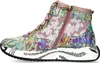 Laura Vita Damen Sneaker High Top aus Leder mit Pailletten Produktbild-Vorschau 6