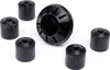 Set copriruota / cerchio Ø=35mm Moto Nostra CNC, nero Anteprima dell’immagine prodotto 1
