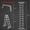 siwitec Mehrzweckleiter Alu, 3 x 4  Sprossen, Leiter Produktbild-Vorschau 3
