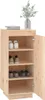 vidaXL Scarpiera 35x35x80 cm in legno di pino massiccio Anteprima dell’immagine prodotto 4
