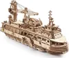 Drewniane puzzle mechaniczne Ugears 3D Statek badawczy Podgląd zdjęcia produktu 15