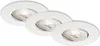 LED Einbauleuchten Dimmbar schwenkbar 3er Set 5 W weiß Produktbild-Vorschau 1