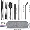 Herogo Reisebesteck Set 8-teilig Edelstahl Camping Produktbild-Vorschau 2