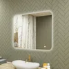 Koupelnové zrcadlo 80x60cm - zaoblený s LED osv?tlením -  Náhled obrázku produktu 1