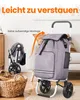 Einkaufstrolley klappbar mit Kühlfach 55 L – Shopping Produktbild-Vorschau 6