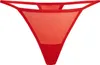 Teyli Mesh Tanga Paski Donna 377 rosso XXL Anteprima dell’immagine prodotto 1