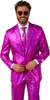 A man wearing a pink suit and sunglasses. Produktbild-Vorschau