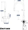 Küchenarmatur mit 2 Strahlen Wasserhahn Küche ausziehbar Produktbild-Vorschau 10