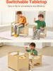 VEVOR Montessori-Tisch- und Stuhl-Satz, Holz, für Kinder Produktbild-Vorschau 3