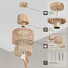 Závěsné svítidlo Allegra z juty v boho stylu, 40W - Náhled obrázku produktu 3
