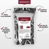 A product shot of a bag of natural hog casings, with marketing text and icons surrounding it. Produktbild-Vorschau