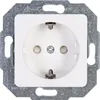 Kopp 112613086, CEE 7/3, 1 Modul(e), CEE 7/4, Weiß, 250 V, Produktbild-Vorschau 1