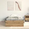 vidaXL Rama łóżka ze schowkiem dąb Artisan 90 x 200 cm Podgląd zdjęcia produktu 3