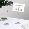 10Pcs Metal Table Card Clips Desktop Metal Business Picture Anteprima dell’immagine prodotto 8