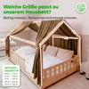 Hausbetthimmel Baumwoll Musselin Betthimmel Kinder Hausbett Produktbild-Vorschau 4