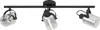 Eglo 99054 BERREGAS E27 lampe spot triple 775x110mm noir Voir les images du produit 5