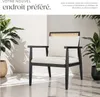 Fauteuil lounge Manuela avec cannage viennois et coussin Voir les images du produit 3
