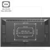 Hama Support TV mural TILT Ultraslim 229 cm 90 600x400 plat Voir les images du produit 8