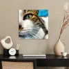 MuchoWow® Poster Katze - Pfote - Kopf 50x50 cm - Produktbild-Vorschau 3