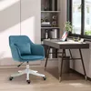 HOMCOM Chaise de bureau velours fauteuil bureau massant Voir les images du produit 2