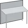 Thekentisch Atlantis schräg/gerade 135/68x82,5x105cm Produktbild-Vorschau 7