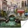 MuchoWow® Poster Gemälde - Öl - Wasser - Graben - Italien Produktbild-Vorschau 1