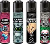Clipper Reibrad Feuerzeuge Mix Slogan #11, 4 Stück Produktbild-Vorschau 1