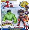 The image shows a toy set of Marvel's Spidey and His Amazing Friends characters, Hulk and Miles Morales, in their packaging. Produktbild-Vorschau