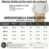 Damen Spalt Leder Gürtel 30mm Sommer Farben Silberne Produktbild-Vorschau 7