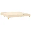 Boxspringbett mit Matratze & LED Creme 180x200 cm Stoff Produktbild-Vorschau 5