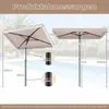 Ombrellone da balcone COSTWAY 210x130 cm, ombrellone Anteprima dell’immagine prodotto 3
