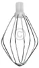 A close-up studio shot of a whisk attachment for a kitchen mixer. Produktbild-Vorschau