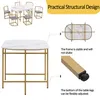 A collage of images showing a dining table set and close-ups of its features. Anteprima dell’immagine prodotto