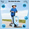 Kidiyana Kinder Scooter Blau + Kinderhelm XS Blau – Produktbild-Vorschau 8