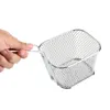 8pcs Edelstahl Pommeskorb 10,5*8,5*6,3cm Mini Servierkorb Produktbild-Vorschau 8