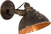Clayre & Eef Wandleuchte 21x30x19 cm Schwarz Eisen Produktbild-Vorschau 2