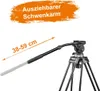 Walimex pro EI-717 Pro 133 Videostativ - 680 x 160 x 160 mm Produktbild-Vorschau 4